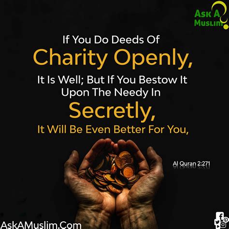 charity in islam quotes